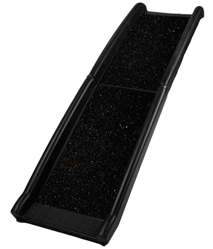 Dehner Lieblinge Bridge Hunderampe 160x40cm schwarz rutschfest